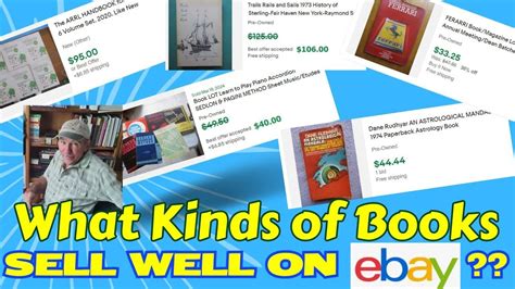 What Types Of Books Sell Best On Ebay Results Specific Examples