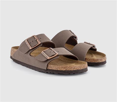 Birkenstock Arizona Two Strap Sandals Mocha Birko Flor Sandals