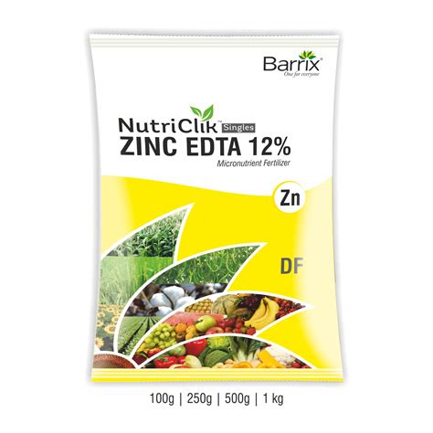 Nutriclik Zinc EDTA Essential Crop Nutrient For Plant Growth