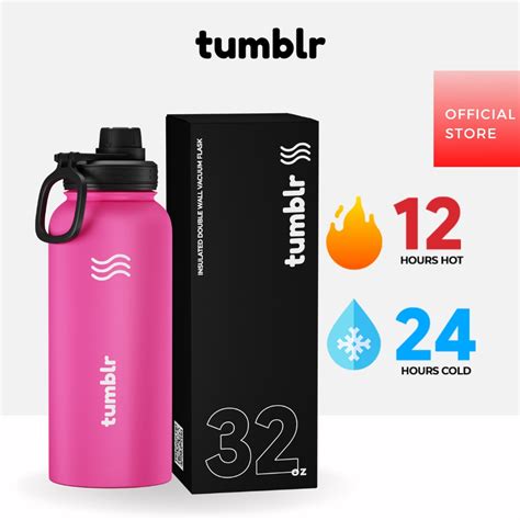 32oz Tumblr Vacuum Insulated Flask Tumbler Water Bottle Tumbler Hot
