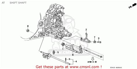 Honda Civic T Dr Ex Ka Kl At Shift Shaft Buy At Shift Shaft