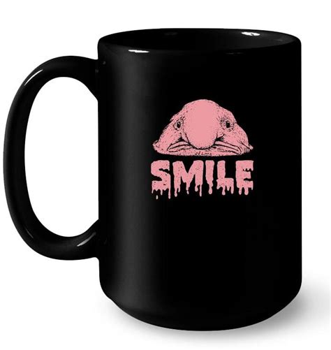 Blobfish Smile Funny Fish Ceramic Mug Mugs