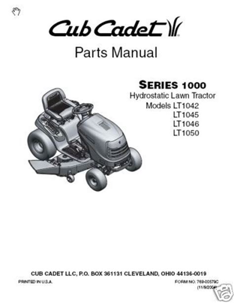 Cub Cadet Lt Drive Belt Diagram