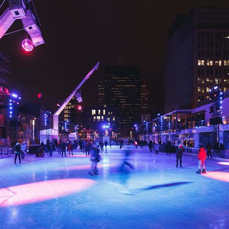 Quartier Des Spectacles Skating Rink Patin Patin