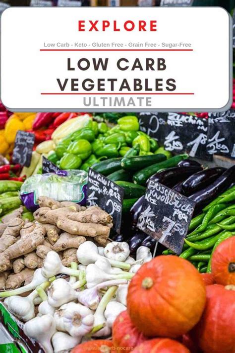 Explore 23 Best Low Carb Vegetables - Low Carb No Carb