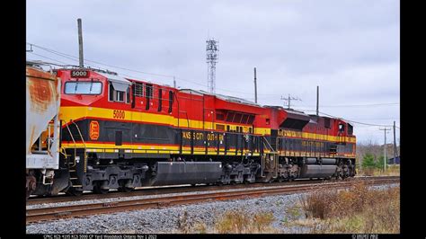 Railreel Action Jackson Cn Cp Osr Via Woodstock Ontario Nov