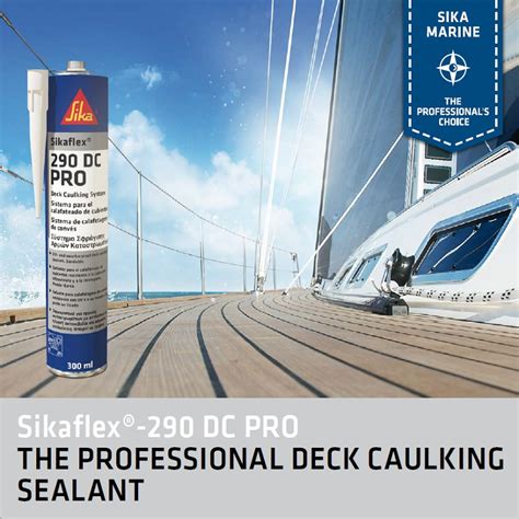 Sika Sikaflex 290DC PRO Marine Sandable Decking Caulk 600ml Box 20