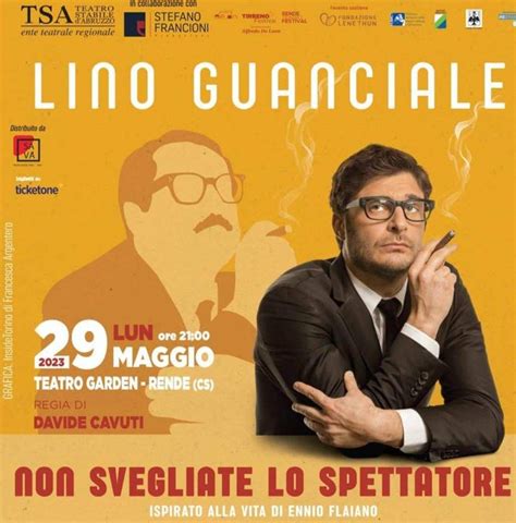 Lattore Lino Guanciale Chiuder La Stagione Del Rende Teatro Festival