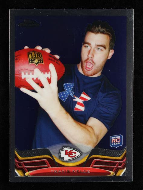 Travis Kelce Topps Chrome Rc Pristine Auction