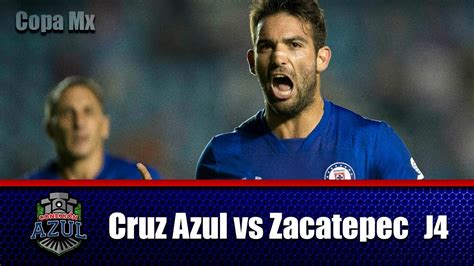 Cruz Azul Vs Zacatepec J Copamx Youtube