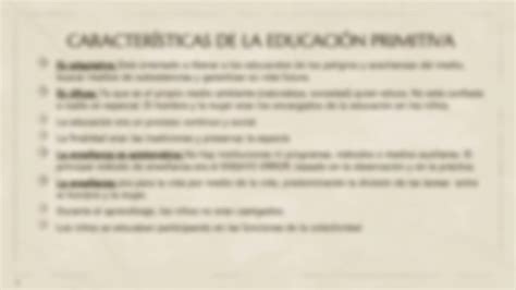 Solution Hist Ria De La Educaci N Educaci N En La Edad Primitiva Y