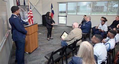 Congresswoman Jasmine Crockett and Redbird Composite Squadron | Photos | Redbird Composite ...