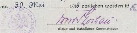 Lochau Karl Von Der Germany All Eras Signature Database