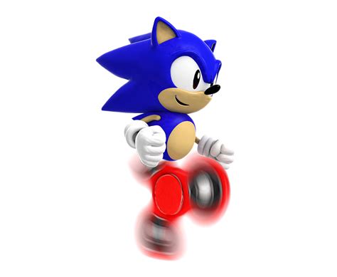 Fidget Spinner Sonic By Totallyserge On Deviantart