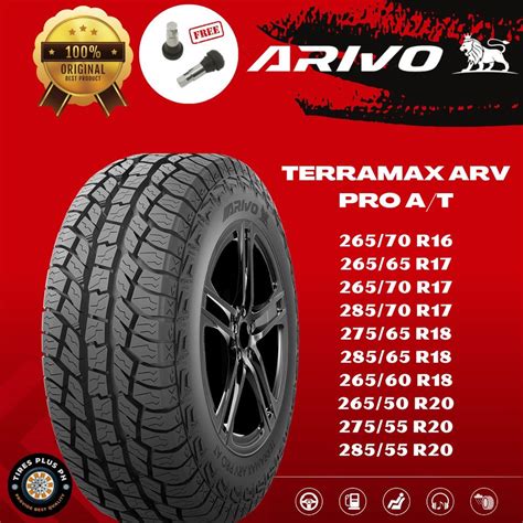 ARIVO TERRAMAX ARV PRO A T TIRES Shopee Philippines