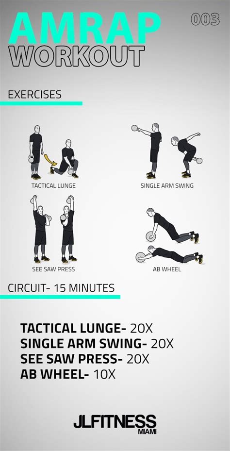 AMRAP WORKOUT 003 | JLFITNESSMIAMI