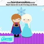 Frozen Cute Roxo E Azul Kit Festa Infantil