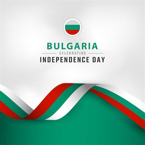 Premium Vector Happy Bulgaria Independence Day September Th