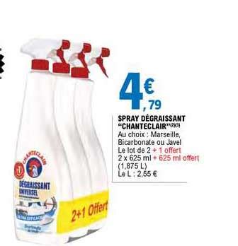 Promo Spray Dégraissant chanteclair chez E Leclerc iCatalogue fr