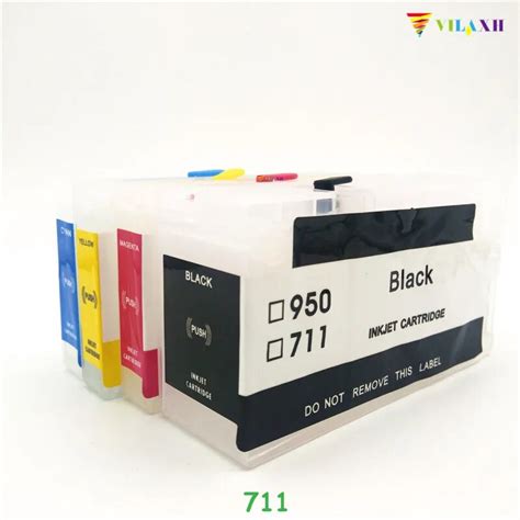 Aliexpress Buy Vilaxh 711 Empty Refillable Ink Cartridge