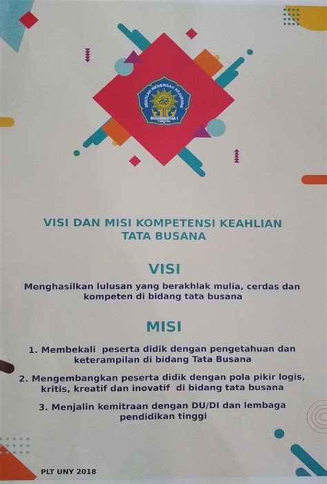 Visi Dan Misi Smk Muhammadiyah Tempel