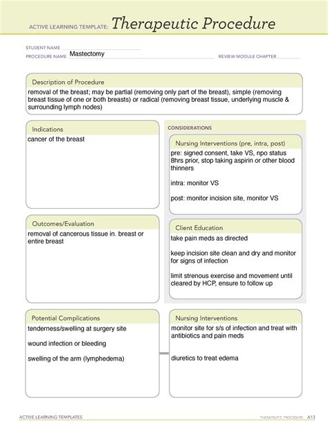 Active Learning Template Therapeutic