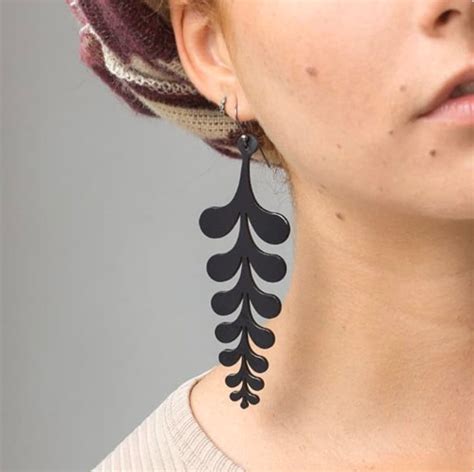 Lightweight Recycled Rubber Earrings By Design Tun Etsy