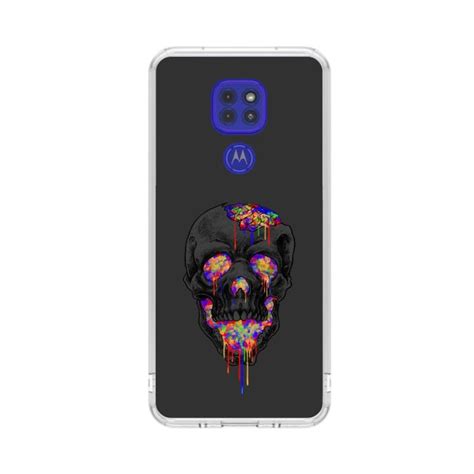 Capa De Celular Capinha Moto G Play Personalizada Caveira Cores