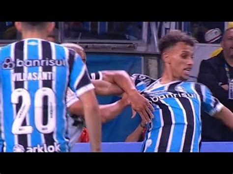 Foi pênalti Grêmio reclama de pênalti após lance polêmico de Marçal em