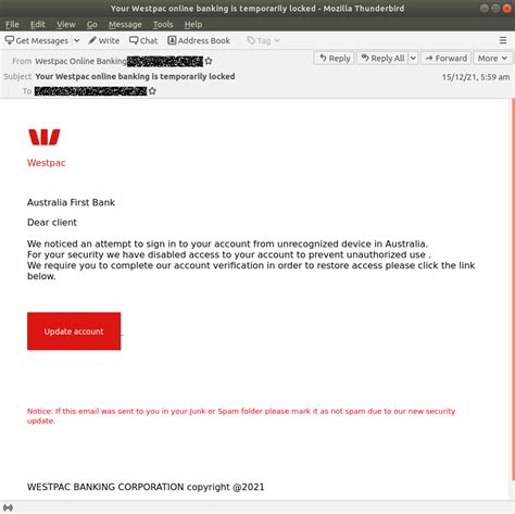 Westpac Customers Targeted In Online Banking Phishing Scam