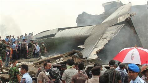 Scores Dead After C 130 Plane Crash In Indonesian City Cnn