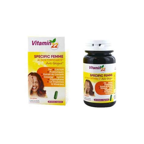 Vitamin'22 Specific Femme 60 Gélules | DocMorris France