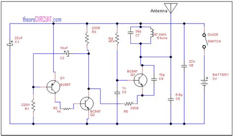 Simple Transmitter And Receiver Circuit