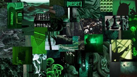 Dark Green Aesthetic Collage Wallpaper Dark Green Wallpaper Dark Green Aesthetic Wallpaper