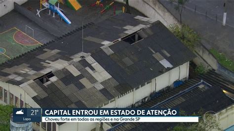 Vídeo Chuva deixa capital em estado de atenção SP2 G1