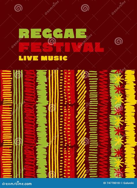 Reggae Music Classic Color Background Stock Illustrations 37 Reggae