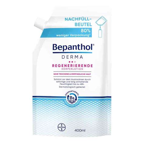 Bepanthol Derma Regenerierende Körperlotion Nachfüllbeutel 1X400 ml