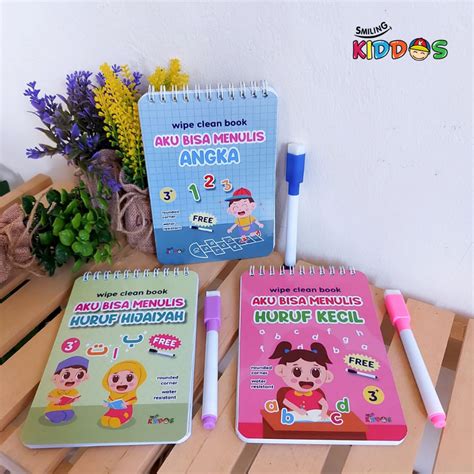 Jual Sk Mini Wipe Clean Book Buku Aktivitas Anak Belajar Menulis