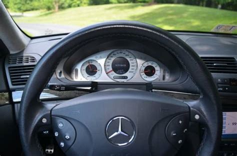 2005 Mercedes E55 AMG 040 Black with Charcoal Leather Interior Fully ...