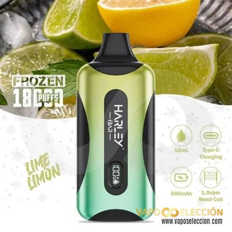 Pod Desechable Lime Lemon Puffs Mg Harley Bar Producto Sin