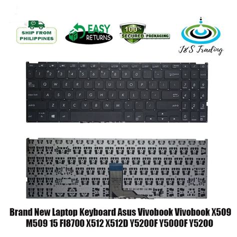 Laptop Keyboard Asus Vivo Book X509 M509 15 Fl8700 X512 X512D Y5200F