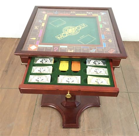 Lot - Franklin Mint Monopoly Collector’s Edition Table