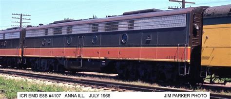Old Train Parked On The Tracks