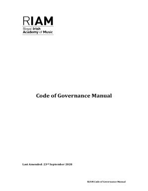 Fillable Online Amendments To The Corporate Governance Code For Listed