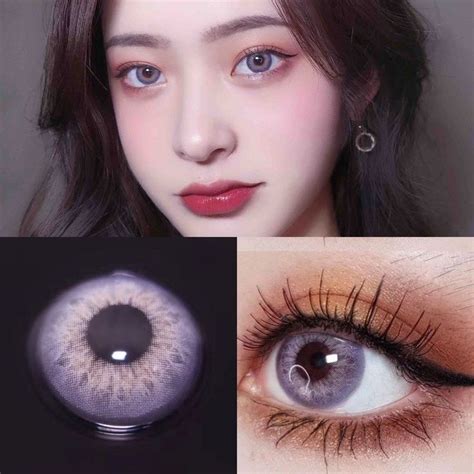 Fantasy Purple Yearly Colored Contact Lenses - -3.25 | Colored contacts, Colored eye contacts ...