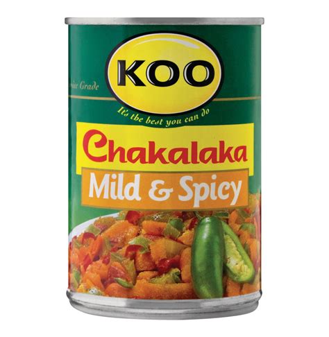 South African ShopAll Gold Chakalaka Mild & Spicy - 410g Tin - South ...