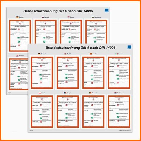 Beste Brandschutzordnung Für Teil C Nach Din Für Personen Mit