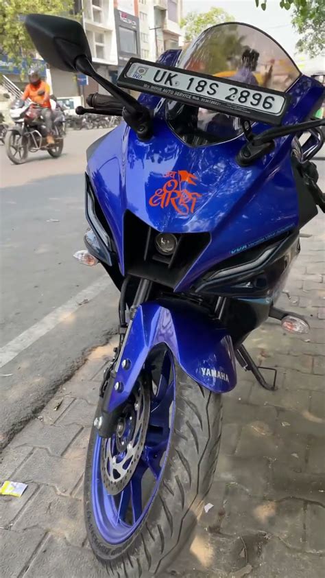 New R15 V4 Blue Colour💙 R15v4 Rider Viral Bikelover Lifestyle R15