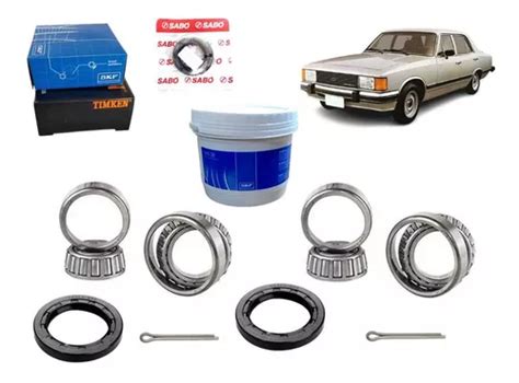 Kit Rolamento Roda Dianteira Opala Caravan 75 92 Graxa