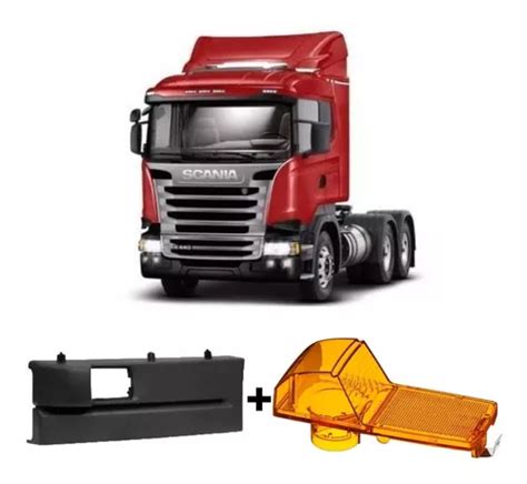 Lanterna Pisca Seta Lateral Tampa Estribo Scania S5 S6 Le R 139 Em